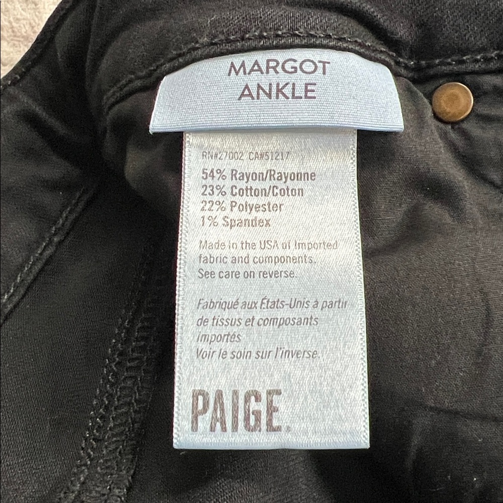 PAIGE Margot Ankle Raw Hem Skinny Jeans - Picture 8 of 10